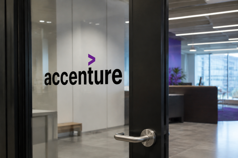 Accenture stock plunges as Wall Street cuts targets