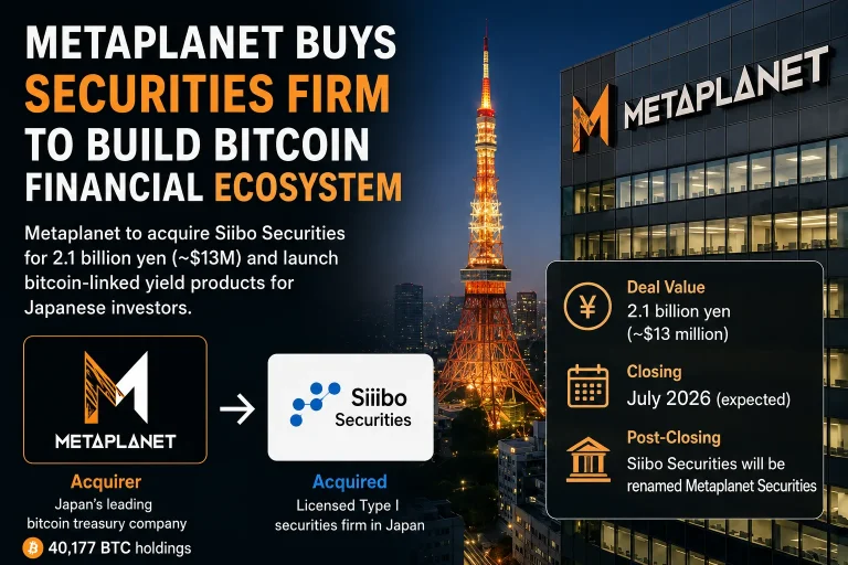Metaplanet Plans Bitcoin-Centric Securities Platform With…